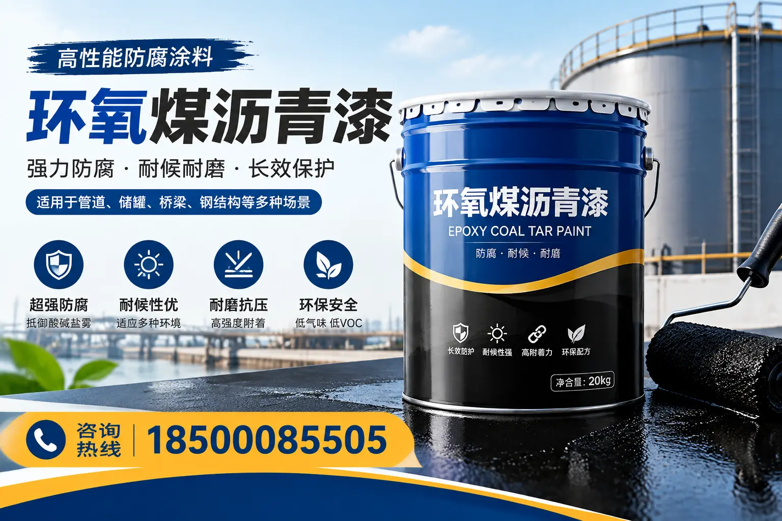环氧煤沥青漆的施工步骤详解,盘锦装修必备知识